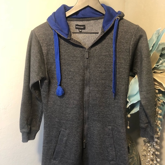 Noroze Zippered Onesie Hoodie Loungewear - Picture 2 of 9